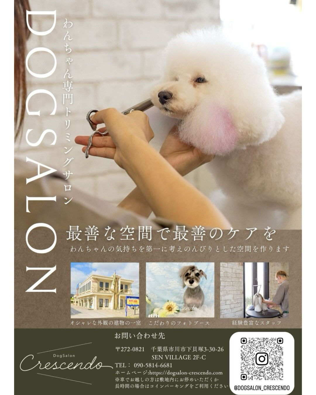 いつもDogSalon Crescendoをご利用いただき